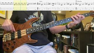 Livin La Vida Loca By Ricky Martin Isolated Bass Cover With Tab