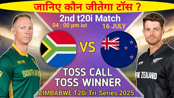 Zimbabwe tri series 2025 | Newzealand vs South Africa 2nd match toss prediction | rsa vs nz toss
