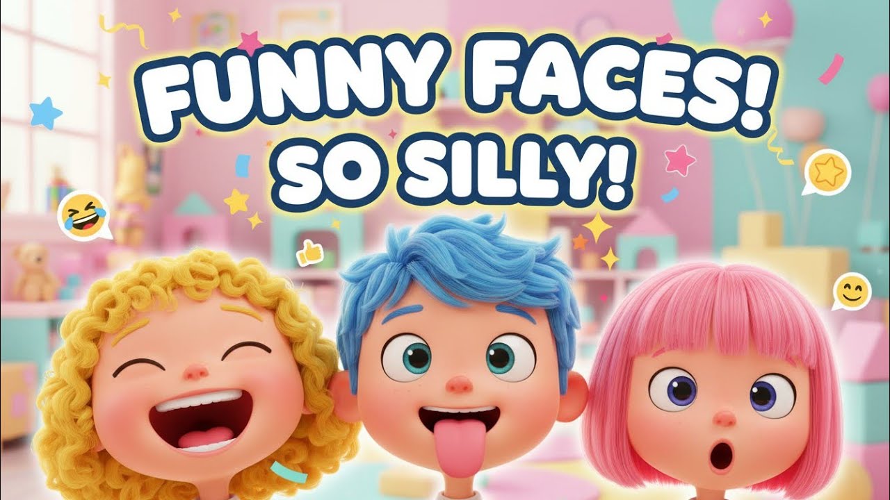 🤪 Silly Faces Dance Song | Emotions Song for Toddlers & Preschoolers