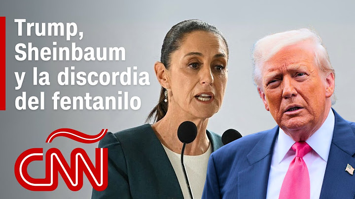 Sheinbaum responde a Trump: EE.UU. debe reconocer que “tienen un problema grave de consumo de droga”