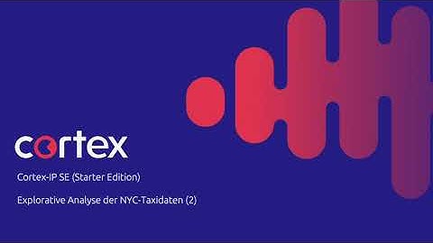 Cortex-IP II: Anleitung für die explorative Analyse der NYC Taxi-Daten (Teil 2)