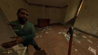Half Life 2, but the console commands are against the Geneva Convention