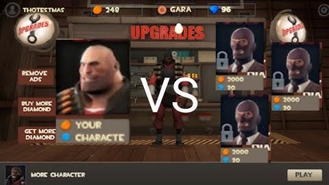 TF2 Mobile (V 1.0.4)Heavy vs 3 Spies