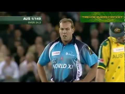 AUSTRALIA vs  WORLD XI 2005   2nd ODI FULL HIGHLIGHTS   YouTube