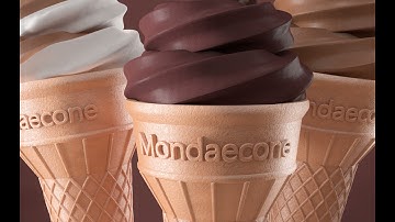 Ice Cream Cone. Cinema 4D. Preview.