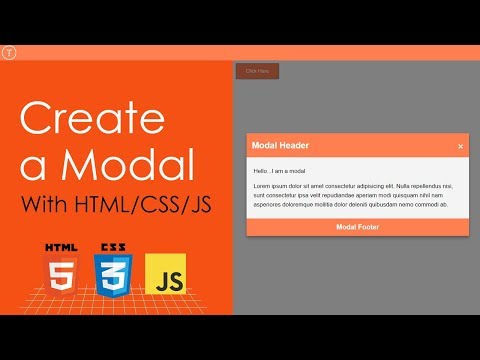 Video: Wat is modale klasse in HTML?