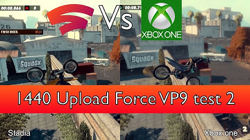 Stadia Vs Xbox One. VP9 Youtube codec test (see AVC video for comparison)