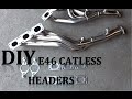 BMW E46 Header Install(DIY)-Catless headers