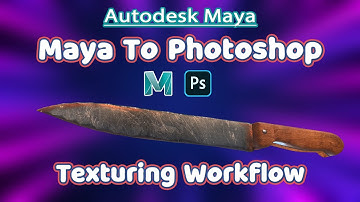 Maya to Photoshop UV Texture || Photoshop Texturing Workflow || Autodesk Maya 2018