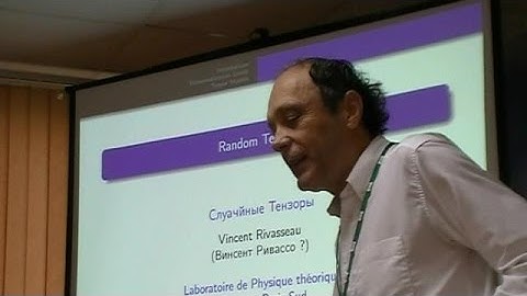 228. Rivasseau V. Random tensors (9/10)