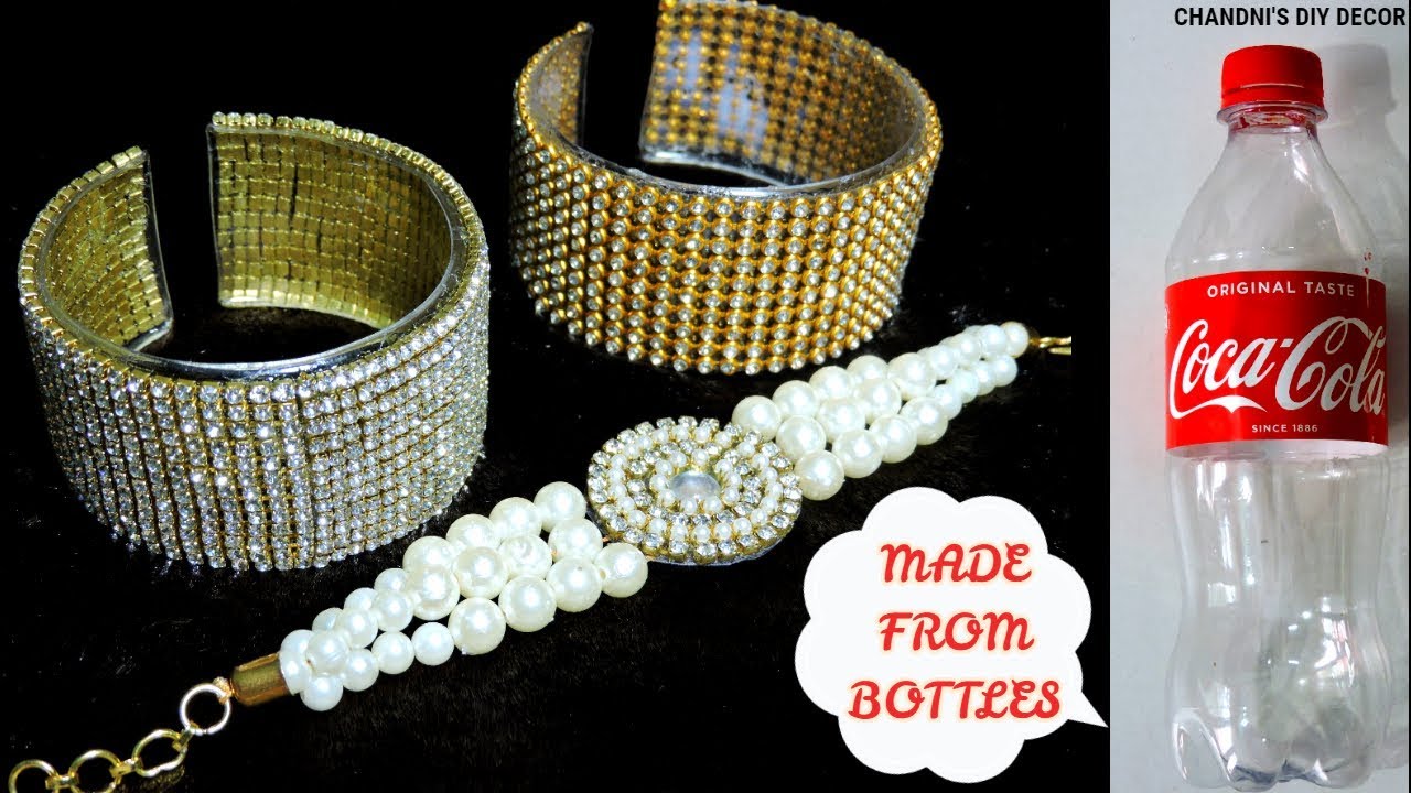 प्लास्टिक बॉटल से आसानी से बनाए आकर्षक ब्रेसलेट।  3 Easy Bracelet Ideas From Plastic Bottle ||
