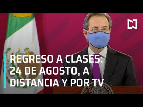 Regreso a clases el 24 de agosto 2020, a distancia y por Televisión;  Esteban Moctezuma - Despierta