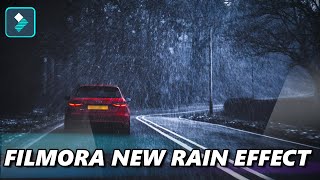 FILMORA | New Rain Effect Tutorial By Filmora Video Editor. screenshot 5