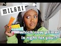 TESTING ALL THE NEW PRIMERS FROM MILANI (2021 RELEASE) | WHICH IS RIGHT FOR YOU?