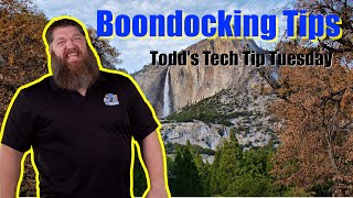 Boondocking Tips