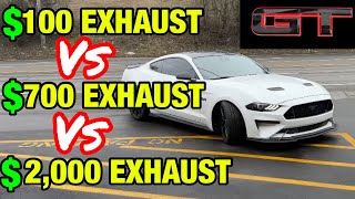 $100 Exhaust Vs $700 Exhaust Vs $2,000 Exhaust!