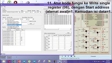 Belajar Modbus RTU dengan QModBus, Arduino dan Proteus