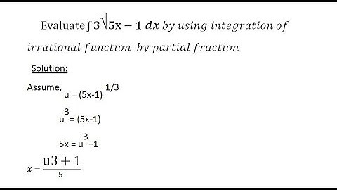 Integration Irrational Function by partial fraction in tamil(தமிழ்)-Integral Calculus