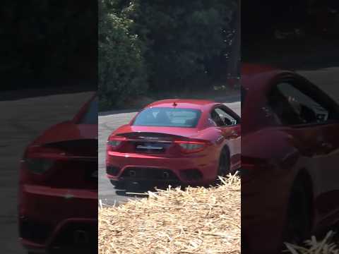 The Only Way To Do A U Turn In A Maserati Granturismo Goodwood Festival Of Speed