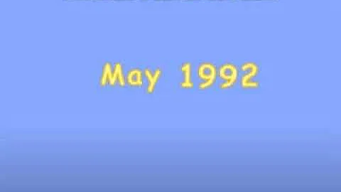 Starfall Calendar: May 1992 Title Card.