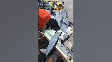 side seam join by overlock machine.  #garments #machine #sideseam