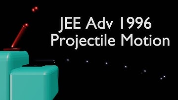 JEE Advanced 1996 | Projectile Motion | Class 11 |  IIT JEE | Physics