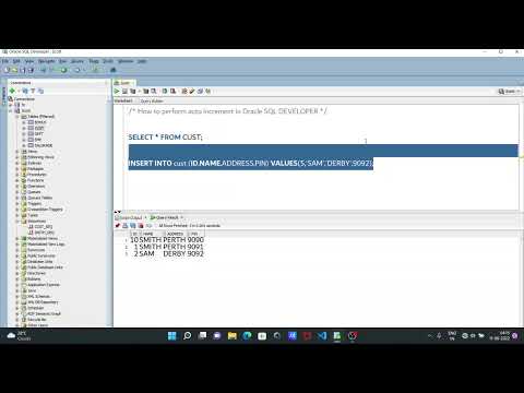 Vidéo: Comment ajouter une clé primaire dans Oracle SQL Developer ?