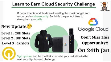 Free Google Cloud Swags For Everyone | New Learn To Earn Cloud Challenge Slots Update #FreeSwags