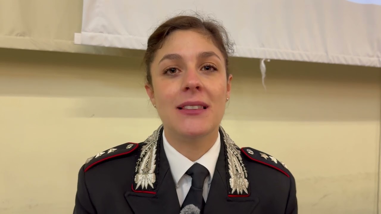 Il Capitano Veronica Pastori, Comandante della Compagnia Carabinieri di Sala Consilina