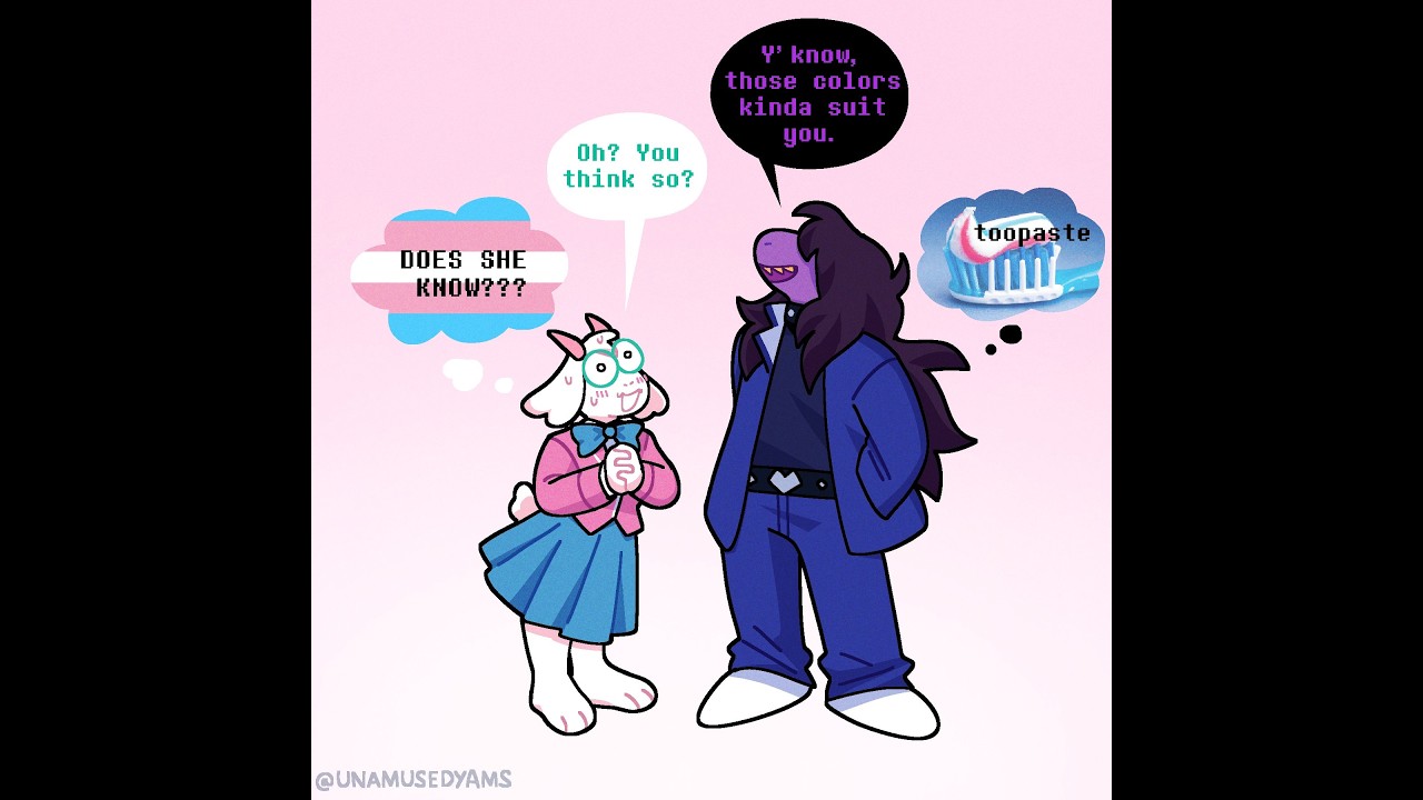 Toothpaste Girl | Deltarune Comic Dub