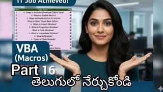 Countif_through VBA(Macros) PART 16