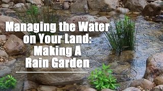 Managing the Water on Your Land- Making A Rain Garden