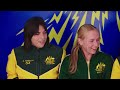 Team Australia take on Scottish snacks