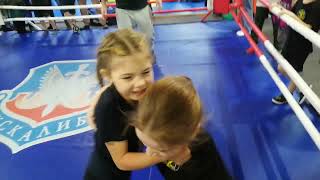 Pushing hands. Children's competition "Siberian CHEETAH"​