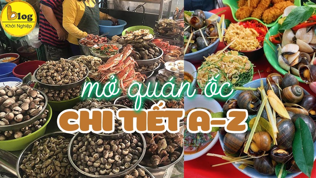 Mở quán ốc cần chuẩn bị những gì Mở quán ốc thì cần số vốn ra sao  Máy  chế biến thực phẩm  Cơ Khí Viễn Đông