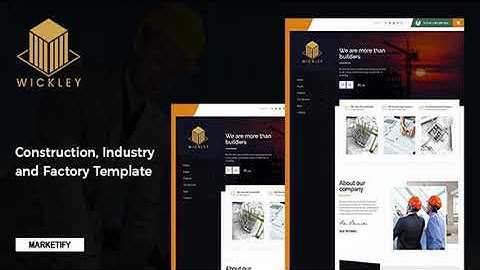 Wickley - Construction / Industry / Factory Template | Themeforest Website Templates and Themes