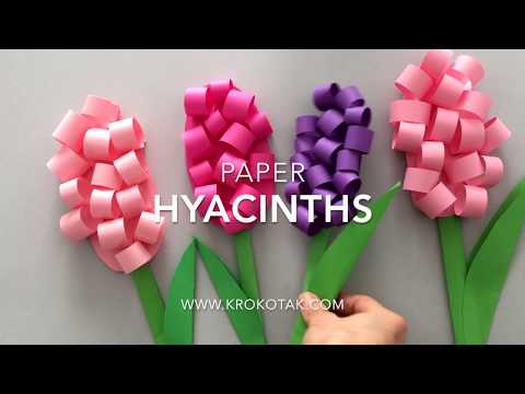 Fonkelnieuw Papieren hyacinten maken - bloemen knutselen BQ-69