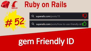 Ruby on Rails #52 gem Friendly ID: The Complete guide. Generate readable URLs like a PRO