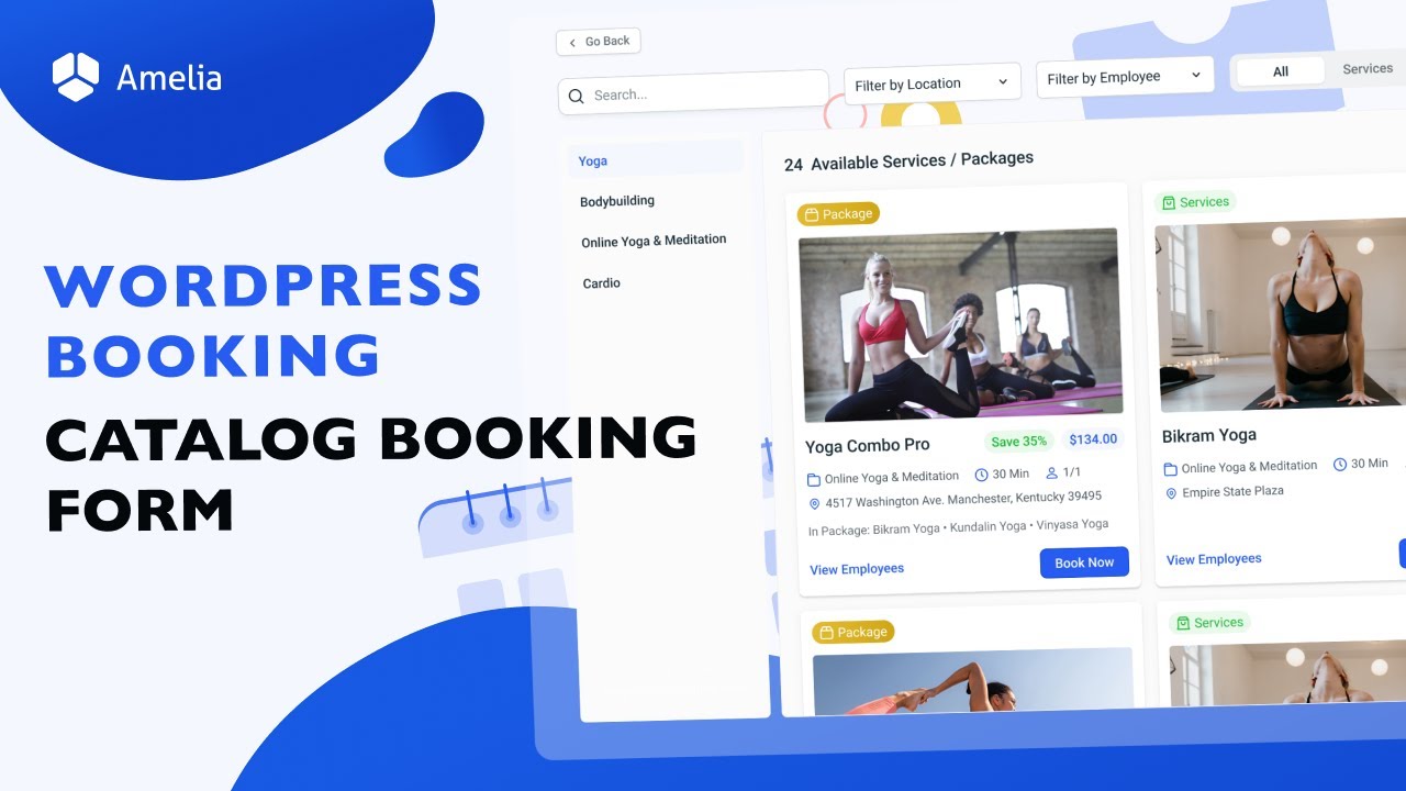 WordPress Appointment and Event Plugin Catalog Booking Form | Amelia ...