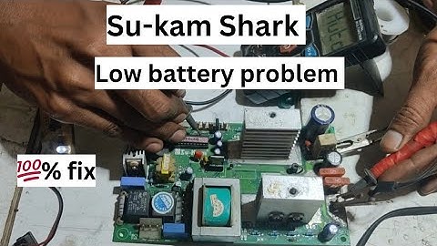 Sukam shark 700 Low battery fault