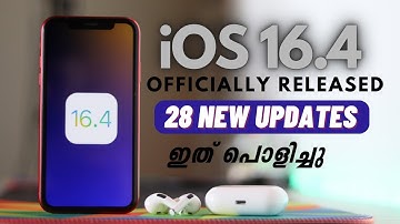 iOS 16.4 In Malayalam  | 28 New Features | Official Released
