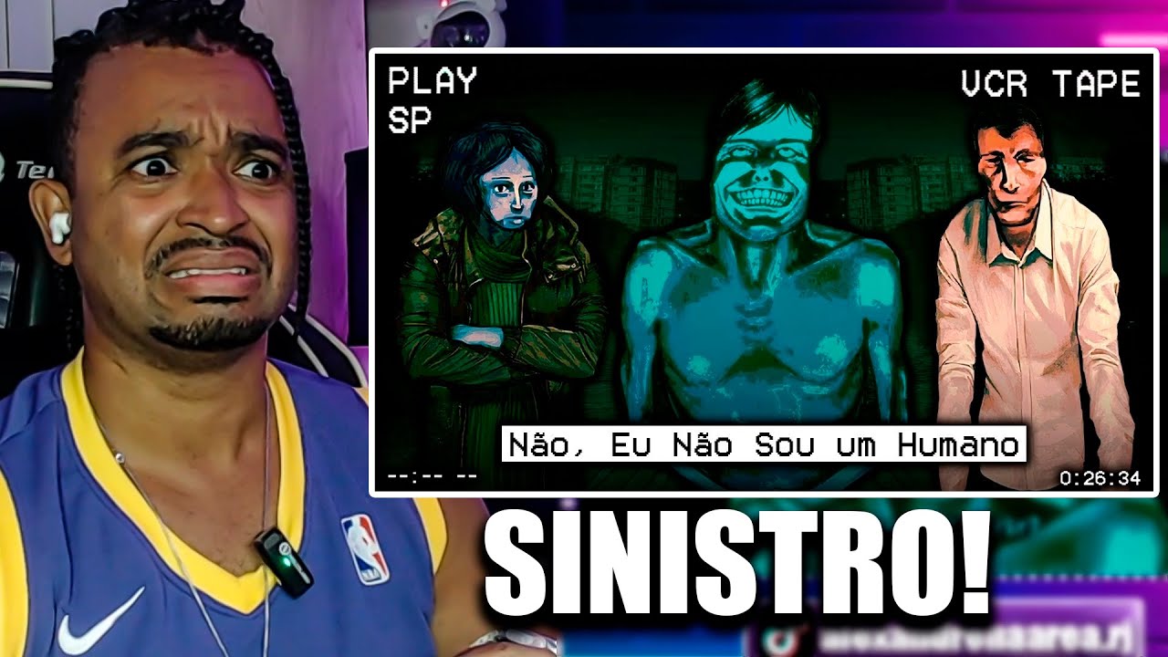 NO, I’M NOT HUMAN UM JOGO SOBRE NÃO HUMANOS | ALEXANDRE NA ÁREA #react