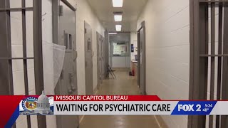 Officials say hundreds waiting for mental healthcare in a jail cell