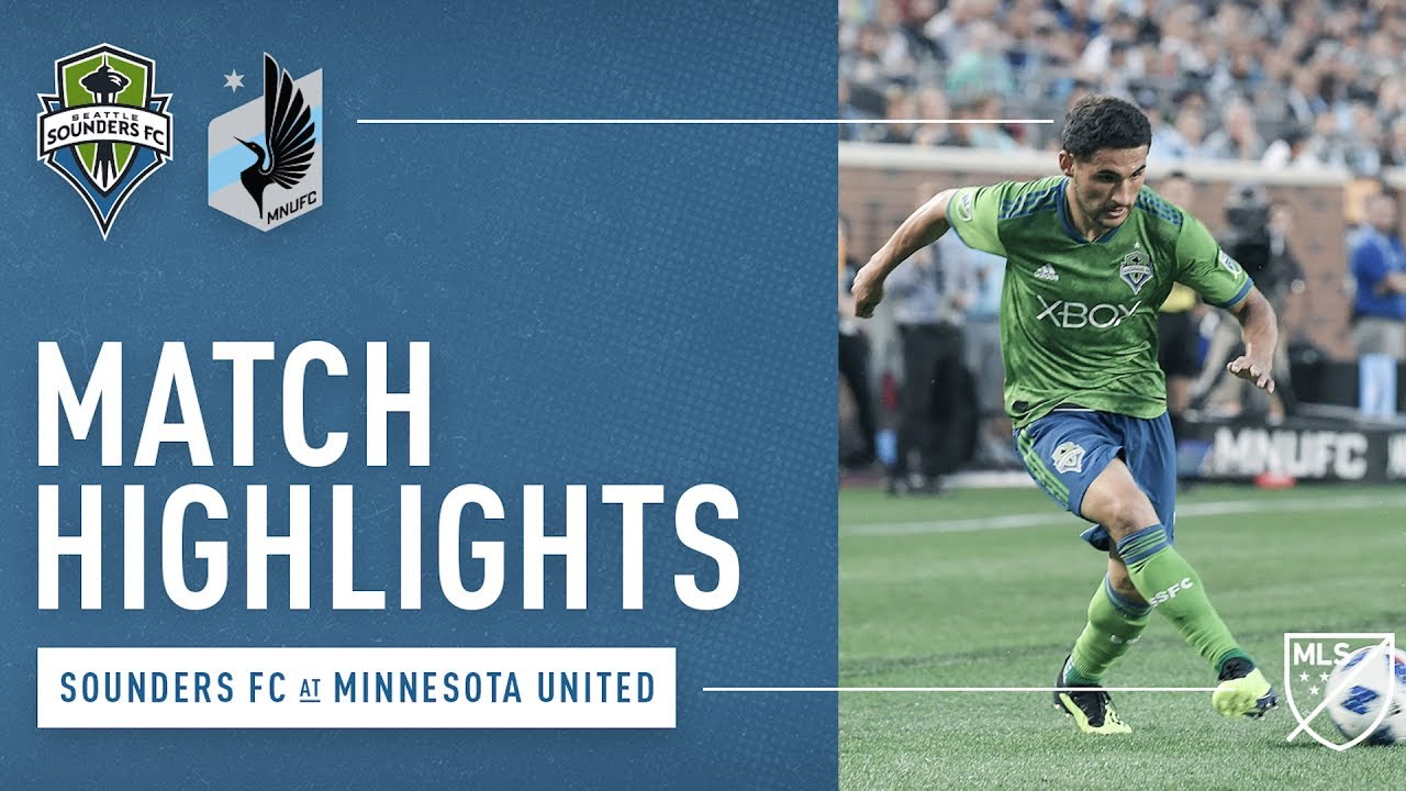 HIGHLIGHTS: Seattle Sounders FC at Minnesota United | August 4, 2018