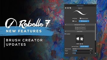 Rebelle 7 New Features: Brush Creator with New Options