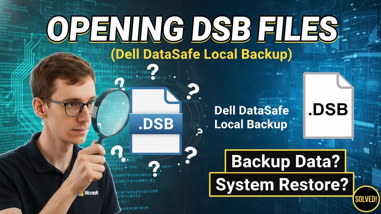 Opening DSB Files (Dell DataSafe Local Backup) - YouTube