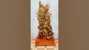 Cá chép hoá rồng, Cửu ngư vượt ngũ môn - Gỗ Bách Xanh Mộc Châu - 0394000562 (zalo)