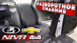 КОМПЛЕКТ В СТОК для разворота переднего сидения. Теперь и для Нивы!!