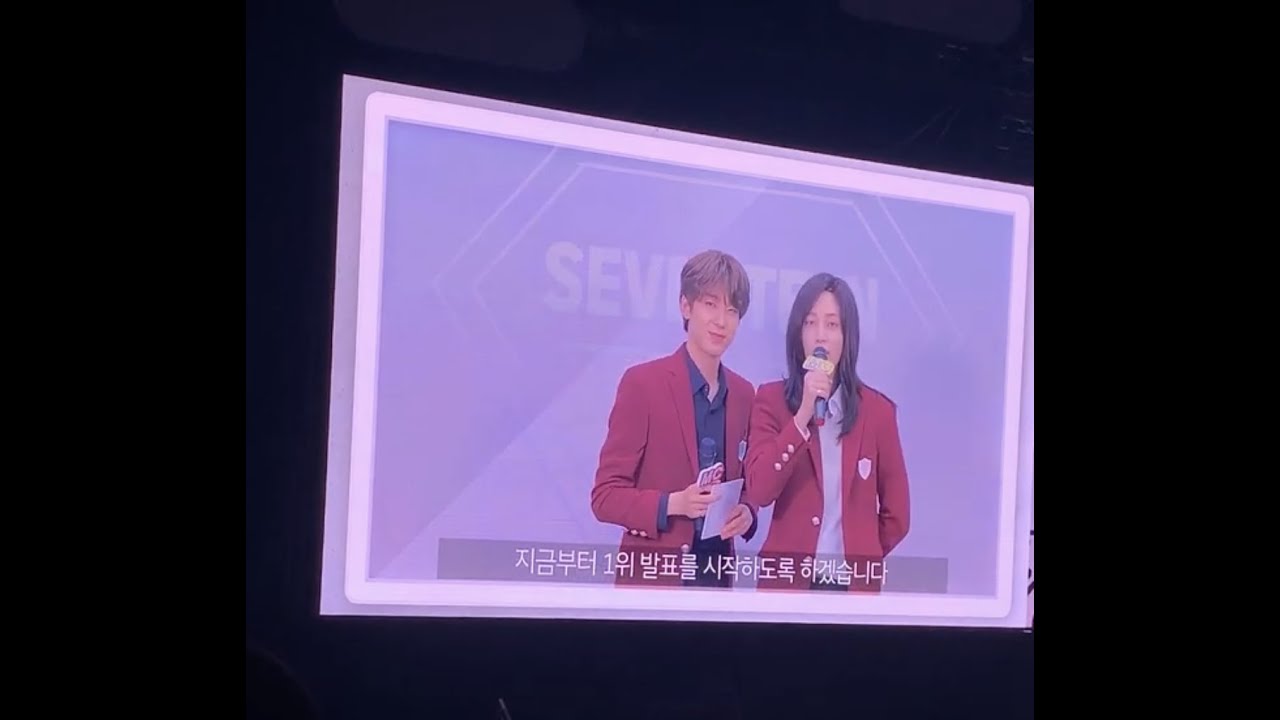 세븐틴 콘서트 꽁트 VCR + 정한 가발 + 유희왕  @190308 YMMD SEVENTEEN CONCERT