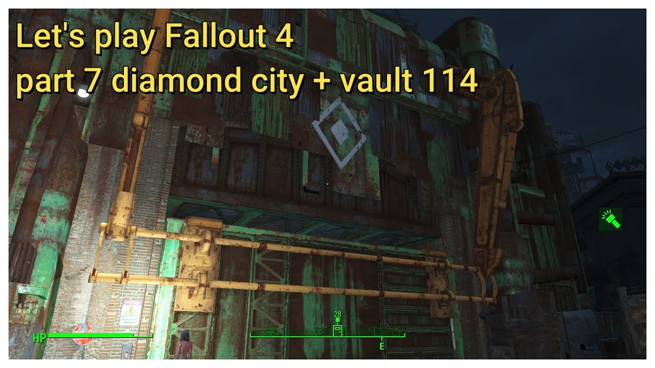 Let's play fallout 4 part 7 diamond city + vault 114 YouTube